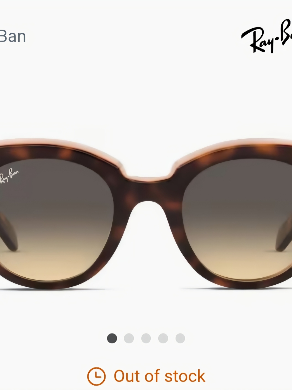 Ray-Ban #2192 Women's Roundabout Sunglasses Brand New, No Case